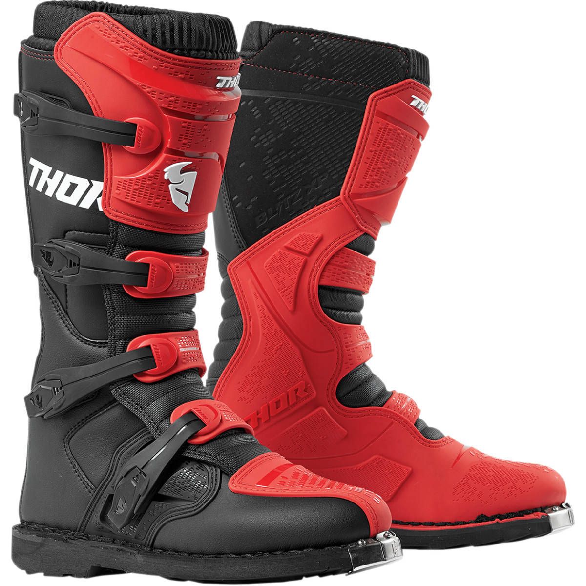 Thor Blitz XP rouge/noir bottes pour adultes