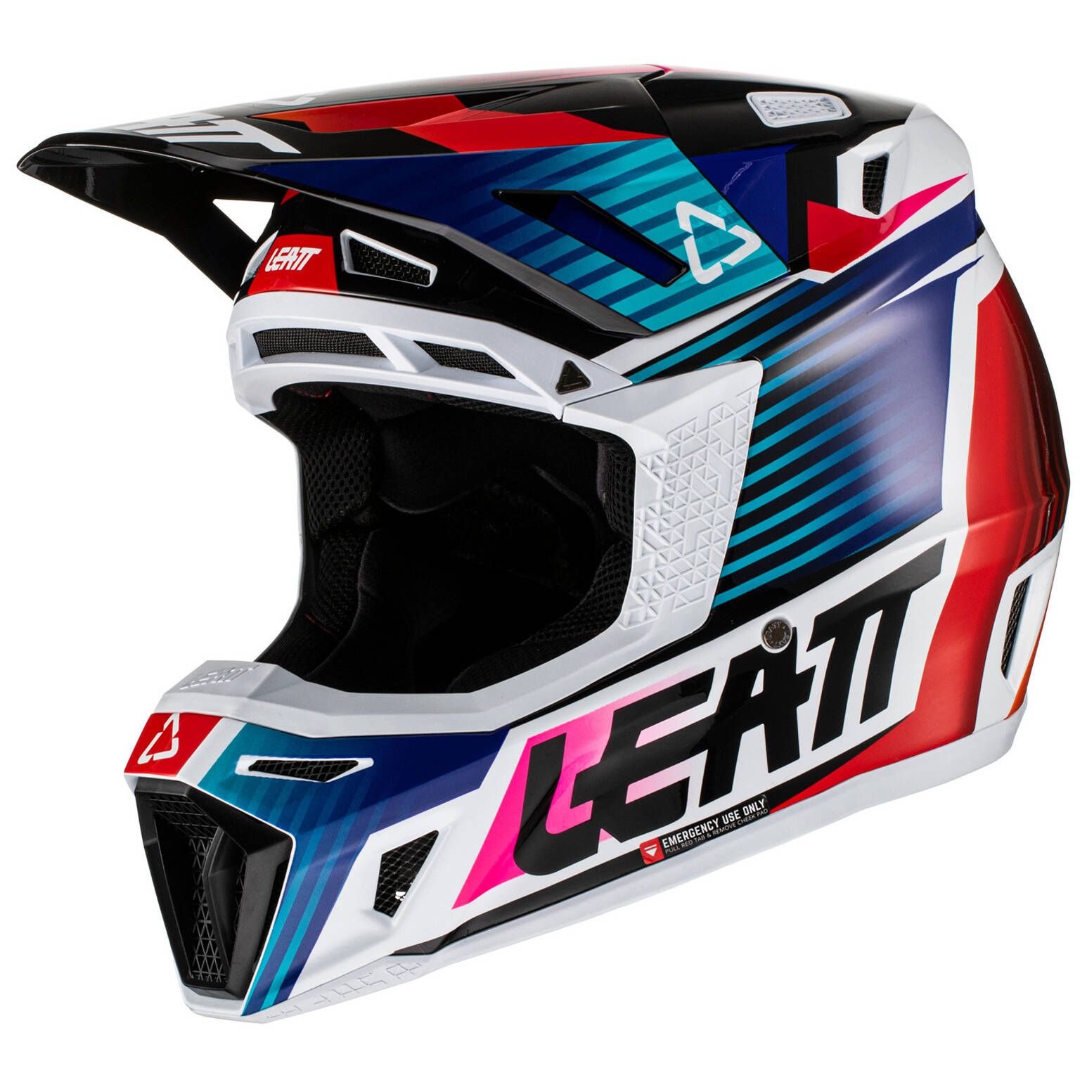 Leatt Kit Casque MX avec Masque Moto 8.5 V23 Royal