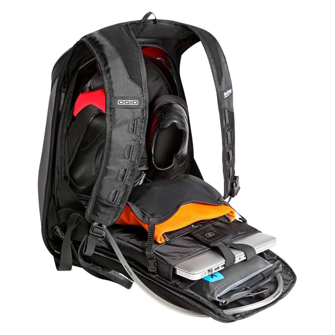 Ogio Mach 5 noir Sac dos sans turbulence pour moto Moto Voir